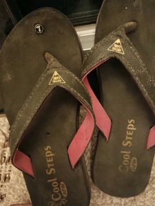 Cool Steps Olive Green Flip Flops - Size 7
