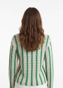 Striped Knit crochet