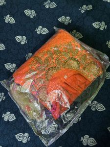 Orange Ethinic Gown
