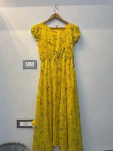 Yellow Floral Dress
