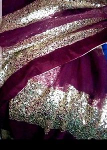sequence saree