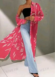 Floral Print Pink Shirt