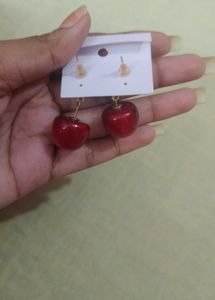 Cherry Drop Earrings