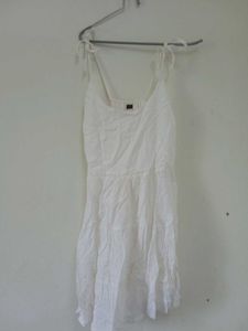 White Sundress with Tie Straps