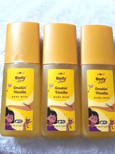 Plum BodyLovin' Smokin' Vanilla Body Mist COMBO 3