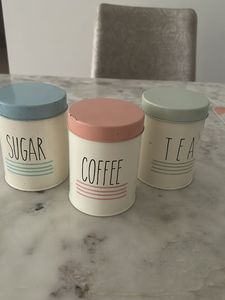 Tea Coffee Sugar Container Set Of 3