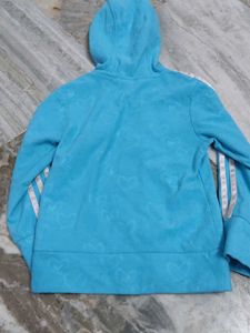 Adidas Kids Blue Zip-Up Hoodie