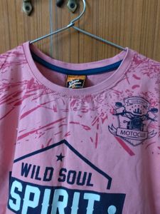 Men Tshirt Pink