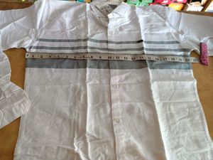 SSD White Striped Shirt - XL
