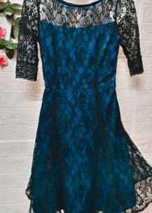 Size ES/S 🎁Buy 2 Get 1 Free 🎁 Blue Lace Dress