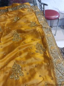 Elegant Yellow Saree