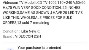 Videocon D2h Lcd Tv