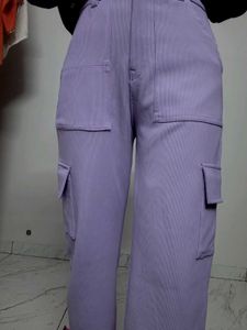 Lavender Cargo Pants