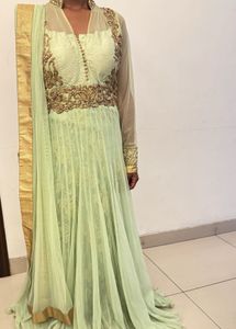 Mint Green Anarkali Suit