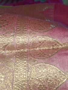 Pink &amp; Gold Anarkali Kurti
