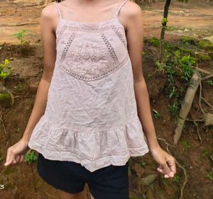 Cute Embroidered Tank Top