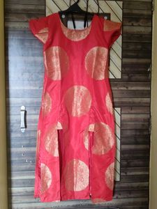 Red & Gold Kurti