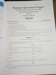 Class 10 Oswaal Maths(Standard) Question Bank