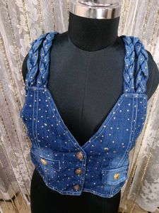 Crop Denim Jacket