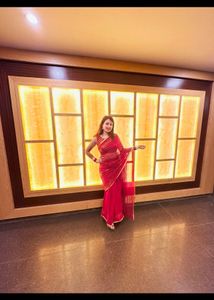 Elegant Red Saree