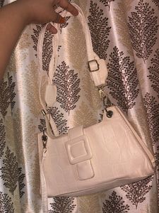 Chic White Handbag