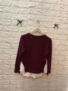 Pinteresty Burgundy Sweater🎗️🌷