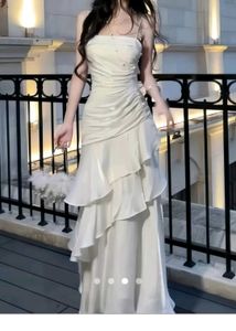 savana elegant White Dress