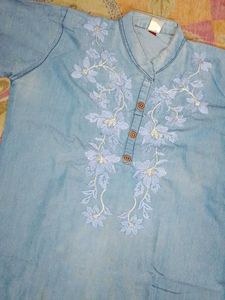 Women Denim Kurta