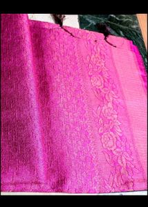 Beautiful magenta saree