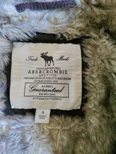 Abercrombie &amp; Fitch Fur Hooded Jacket