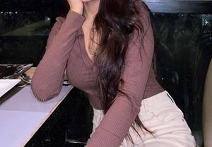 Savana Brown Full Sleeves Top