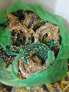 20 Pcs. of Handmade Multicolor Round Gota Rings