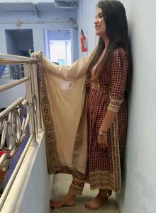 Nayara Cut Dress😻with Pant
