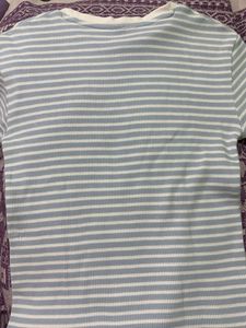 Striped Graphic Tee
