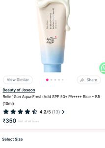 Beauty of Joseon Relief Sun Aqua-Fresh Add SPF 50+