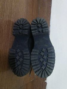 H&amp;M Black Platform Boots