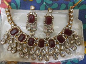 Jewellery Set ( DARK Pink)