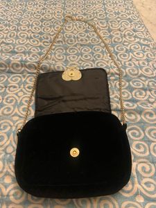 H&amp;M Black Heart Sling Bag