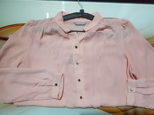 Blush Button-Down Shirt