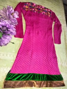 Woolen Embroided Kurta