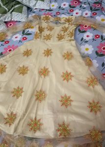 Net Short Frock Design