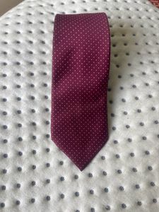 Necktie In Burgundy Colour By Zenith