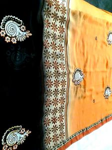 Elegant Embroidered Saree