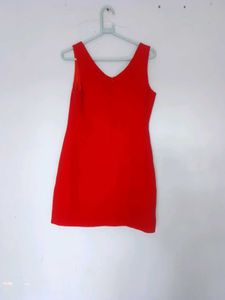 Red Sequin Mini Dress