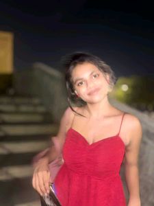 Red Peplum Party Top