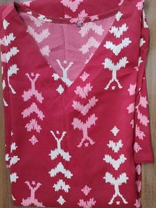 V Neck Daily Wear Kurti
