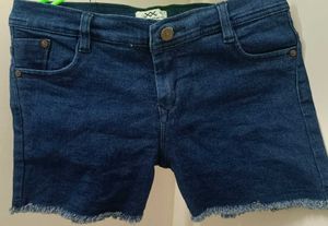 Blue Denim Shorts
