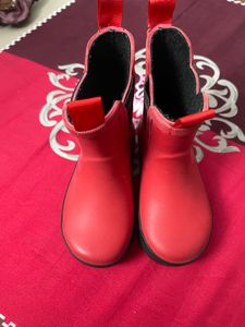 Red Chelsea Boots
