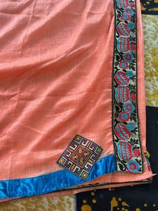 Designer Saree With No Blouse