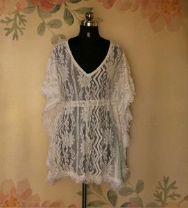 White Lace Kaftan
